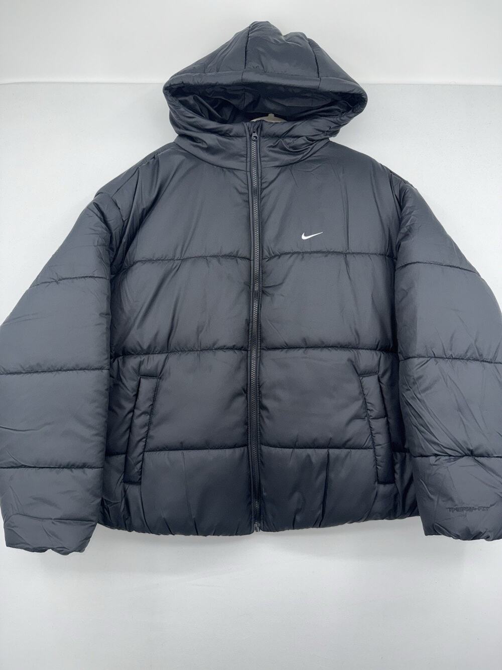 Nike Sportswear Classic Puffer Women's Therma-FIT Hooded Jacket Black